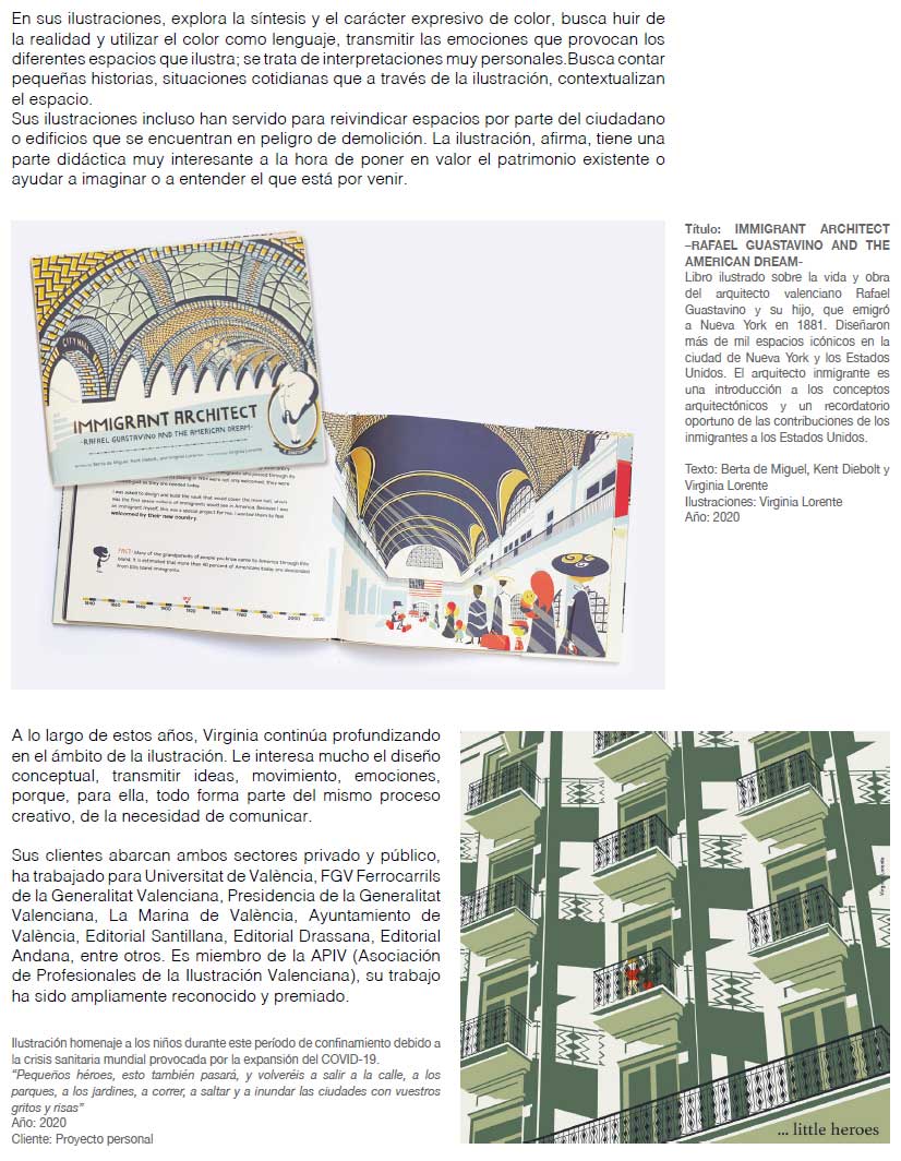 VIRGINIA LORENTE, ILUSTRADORA DE LA ARQUITECTURA