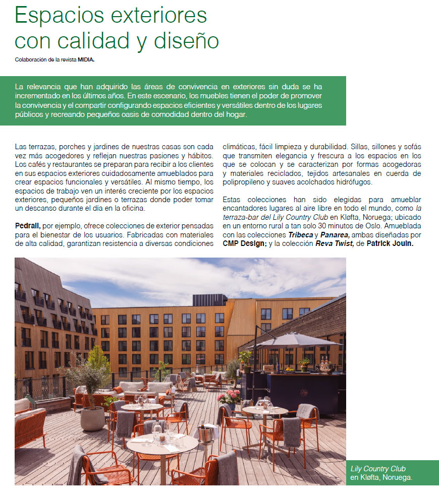 ESPACIOS EXTERIORES CON CALIDAD Y DISEÑO