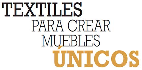 textiles para tapicería