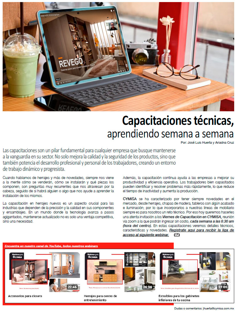 CAPACITACIONES TÉCNICAS, APRENDIENDO CADA SEMANA