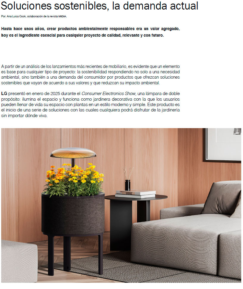 SOLUCIONES SOSTENIBLES, LA DEMANDA ACTUAL