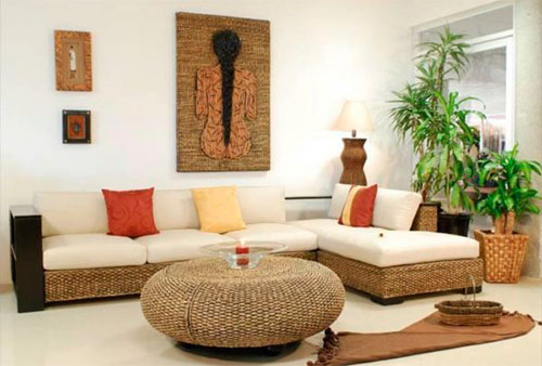 MUEBLES DE ALTO DISEÑO EN MADERA Y FIBRAS NATURALES