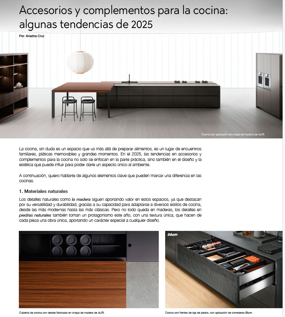 ACCESORIOS Y COMPLEMENTOS PARA LA COCINA