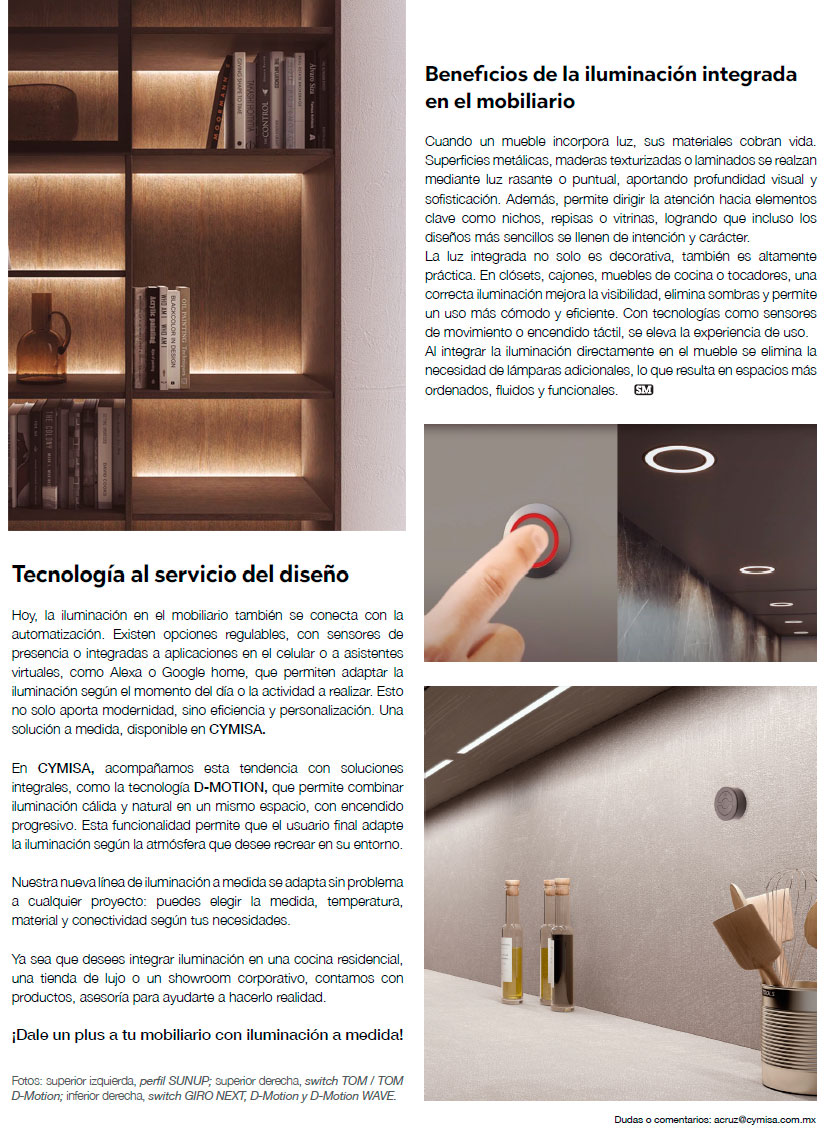 LA IMPORTANCIA DE UN MUEBLE BIEN ILUMINADO