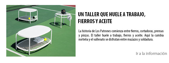 UN TALLER QUE HUELE A TRABAJO, FIERROS Y ACEITE