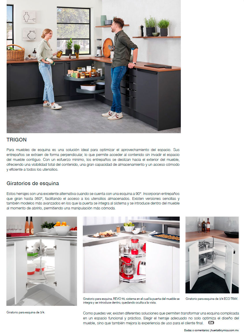 ORGANIZACIÓN PARA LAS ESQUINAS DE COCINAS