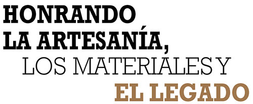 HONRANDO LA ARTESANÍA